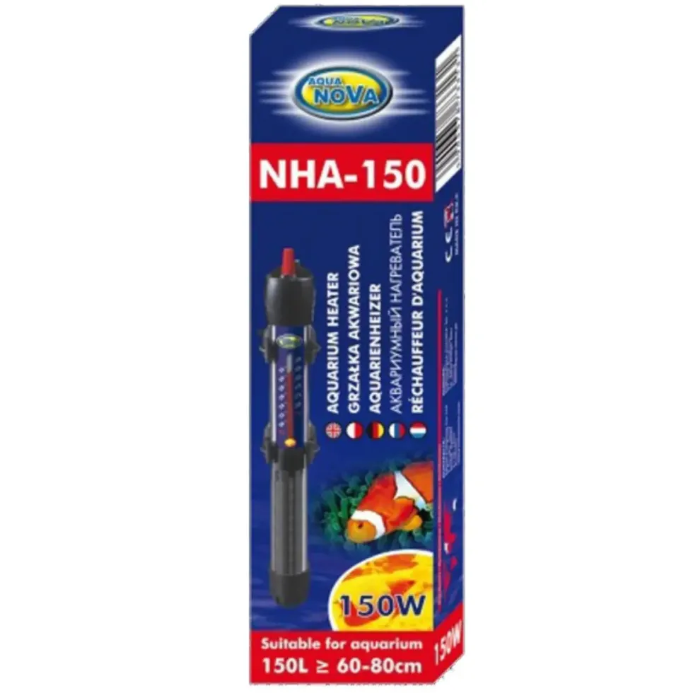 Chauffage aquarium 150W, robuste et efficace - AQUA NOVA