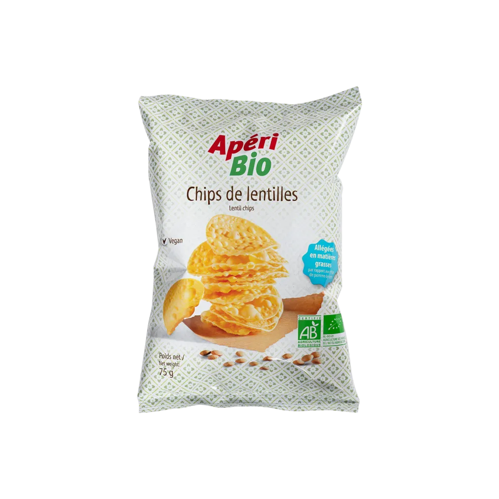 Chips de lentilles bio Apéri Bio - 75 g
