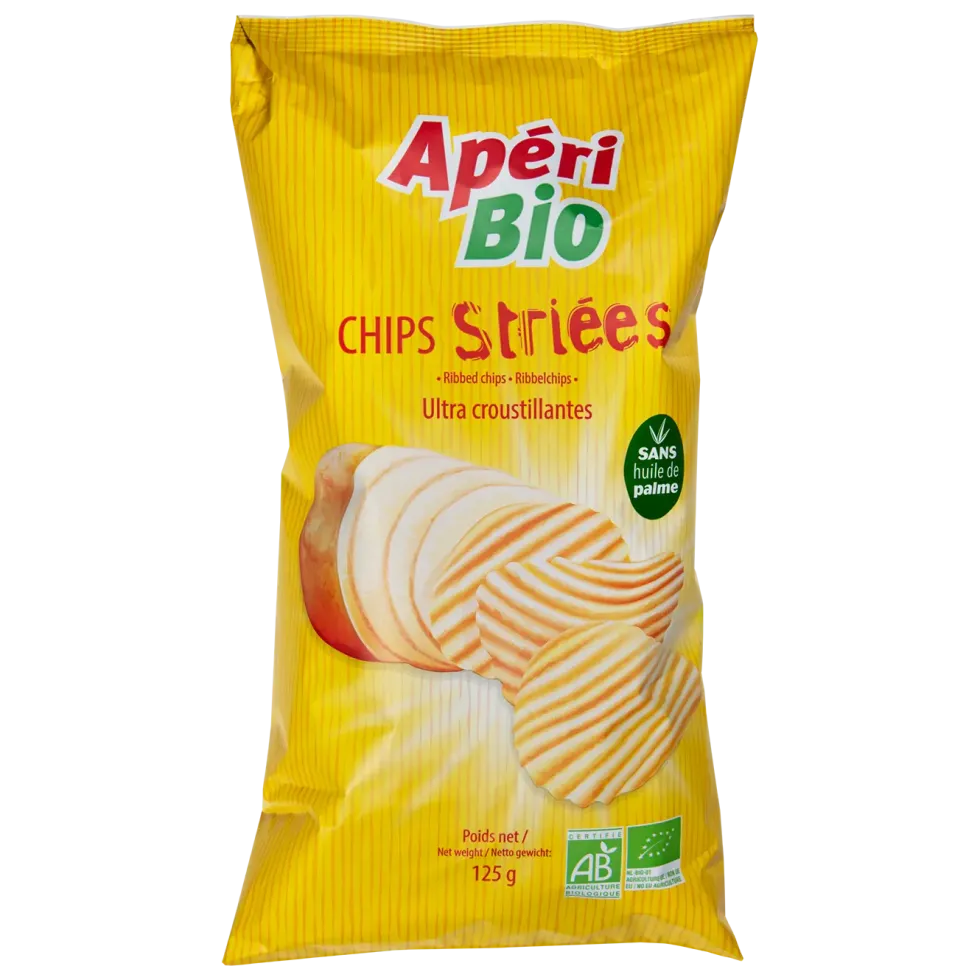 Chips striées bio Apéri Bio - 125 g