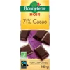 Chocolat noir 71% cacao en tablette de 100 g