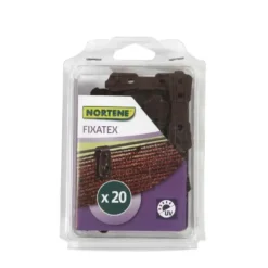 Clip de fixation Fixatex pour Natte marron 34x20 cm