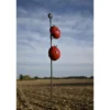 Coccinelles en métal recyclé peint rouge Chouette & Co - Les deux pièces