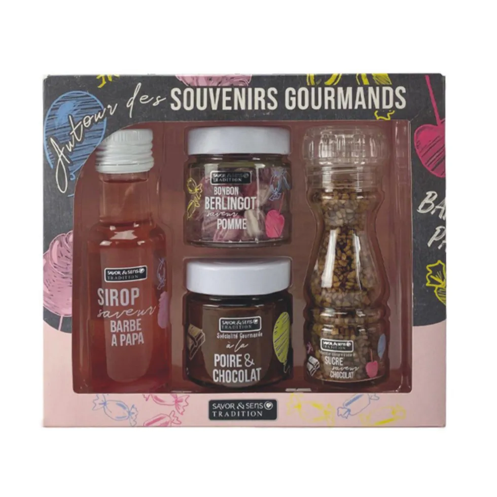 Coffret autour de mon enfance Savor et Sens - les 4 pièces