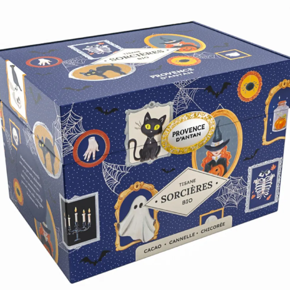 Coffret métal de tisane sorcières bio Provence d’antan - 40 g