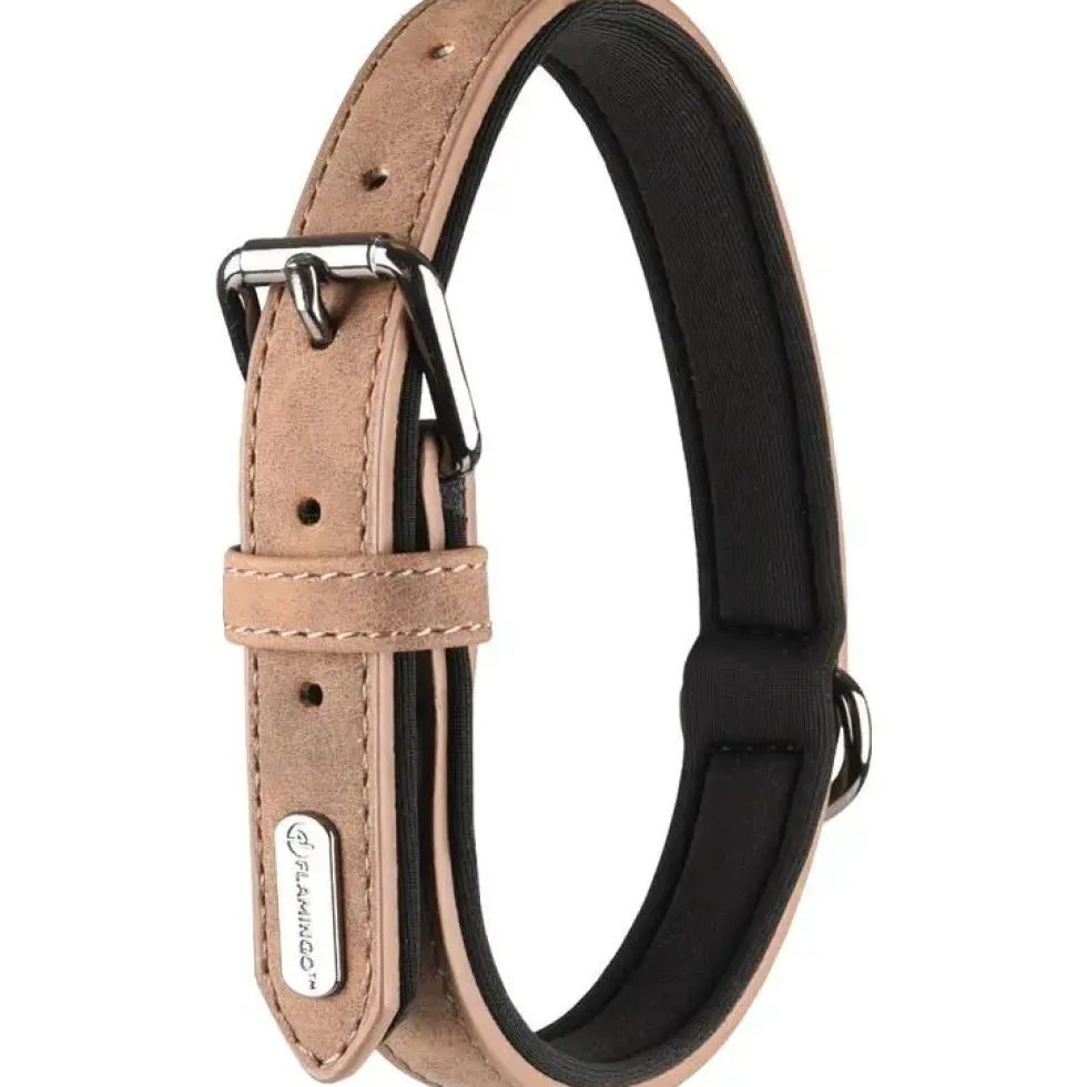 Collier Delu brun 36/44 x 2 cm