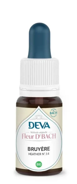 Complément alimentaire fleur de Bach bruyère bio Deva - 15 ml