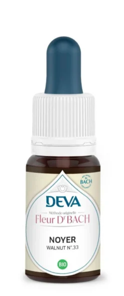 Complément alimentaire fleur de Bach noyer bio Deva - 15 ml