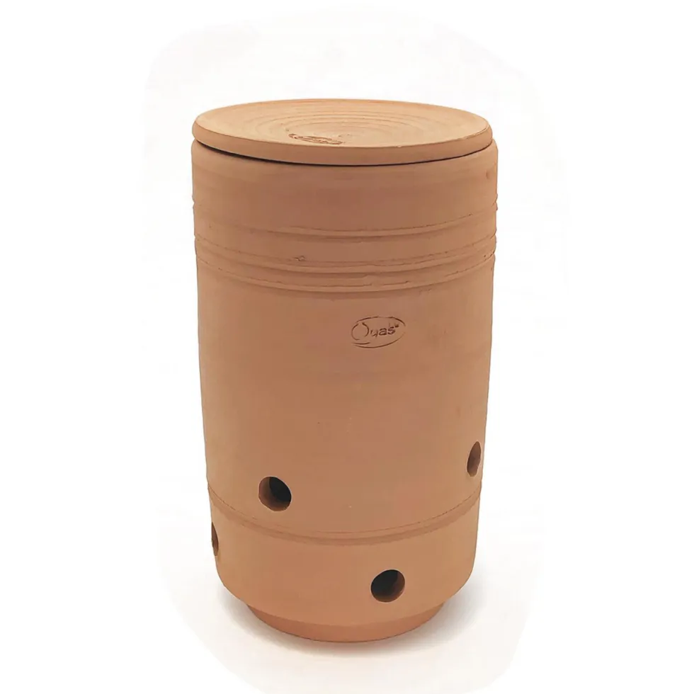 Composteur de balcon-terrasse coloris beige Oyas - Taille M 3 litres
