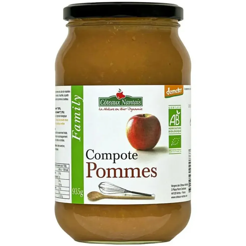 Compote Pommes pot en verre 935 g