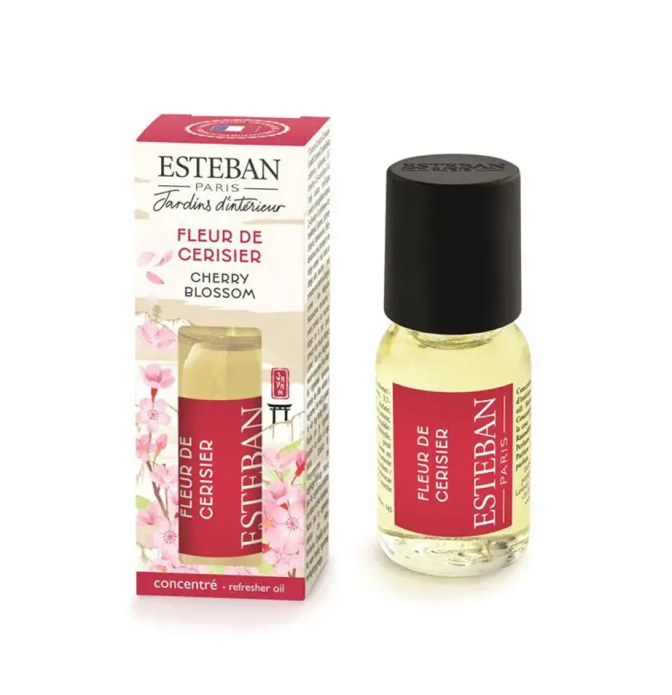Concentré de parfum en flacon compte-goutte Fleur de cerisier Esteban - 15 ml