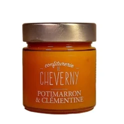 Confiture extra potimarron et clémentine bio Cheverny confitures - 280 g
