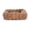 Corbeille pour chien Alpine coloris marron en tissu Scruffs Taille M - 60 x 50 cm