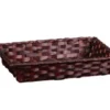 Corbeille Rihana en bambou chocolat Cav Service - 31 x 21 x 7 cm