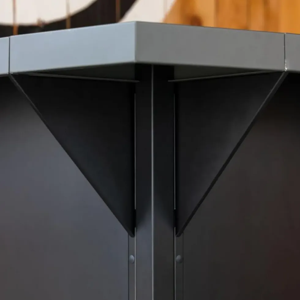 Cornière d'habillage d'angle noir Eno Modulo ou Felix
