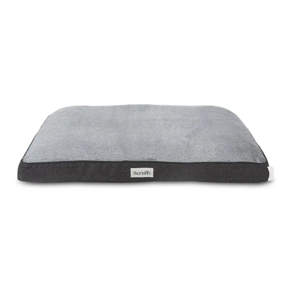 Couchage orthopédique pour chien coloris gris Scruffs Harvard - Taille L 100 x 70 x 12 cm