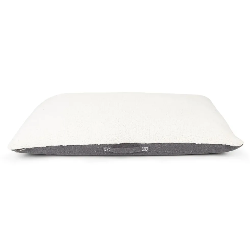 Couchage pour chien coloris gris coussin Scruffs Eco Eden - Taille L 100 x 70 cm