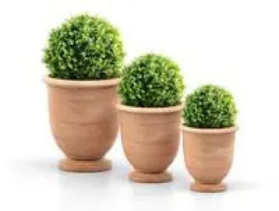 Coupe en terre claire Poterie Goicoechea Ederra 80 L - Ø 61 x H 61 cm
