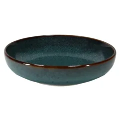Coupelle en grès réactif bleu Volga - Ø 19 cm