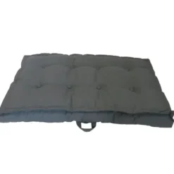 Coussin d'assise pour palette uni Pierre - 118 x 80 x 15 cm