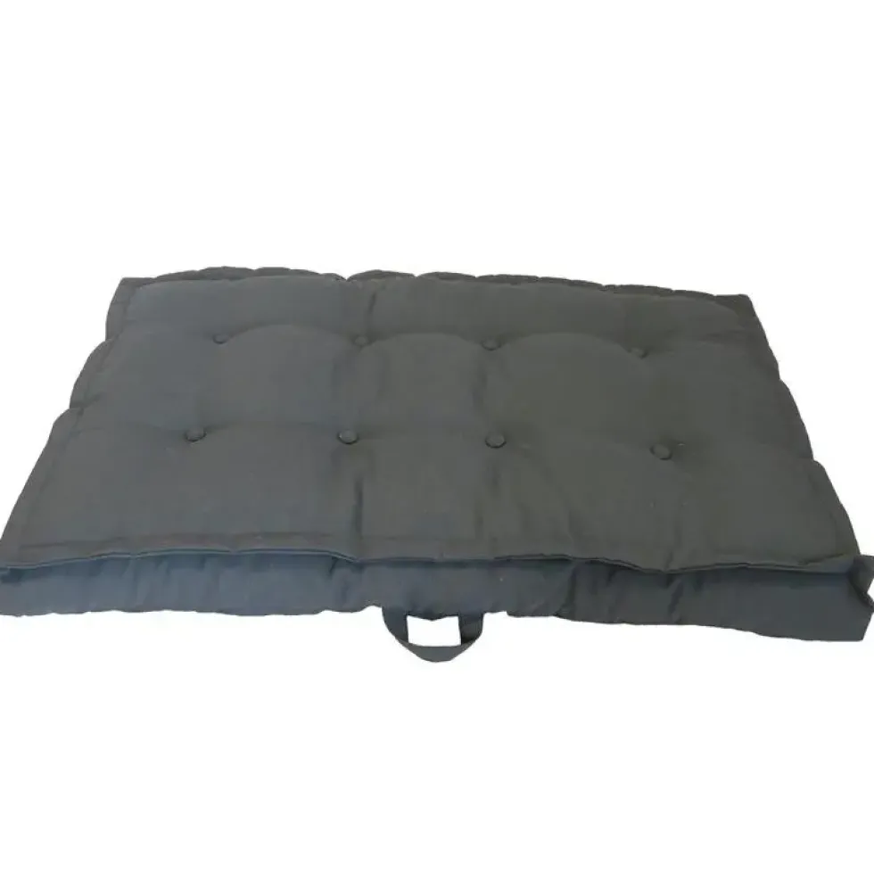 Coussin d'assise pour palette uni Pierre - 118 x 80 x 15 cm