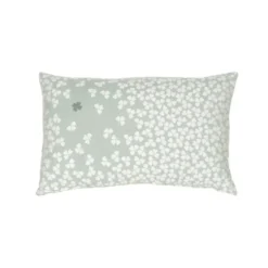 Coussin en tissu acrylique menthe glaciale Fermob Trèfle - 68 x 44 cm