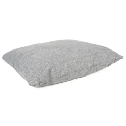 Coussin rectangulaire pour chien coloris gris Europet Textura Eco - 80 x 55 x 7 cm