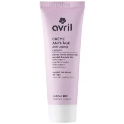 Crème anti-âge à l'eau florale de rose et au miel d'acacia bio Avril - 50 ml
