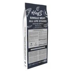 Croquette pour chien adulte mono-protéine de saumon sans céréales Hays - 12 kg