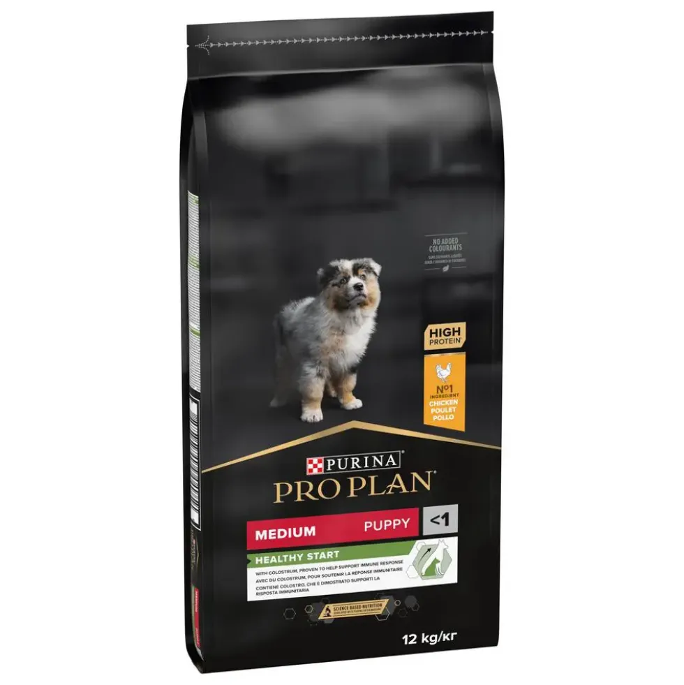 Croquette pour chiot de taille moyenne Pro Plan - 12 kg