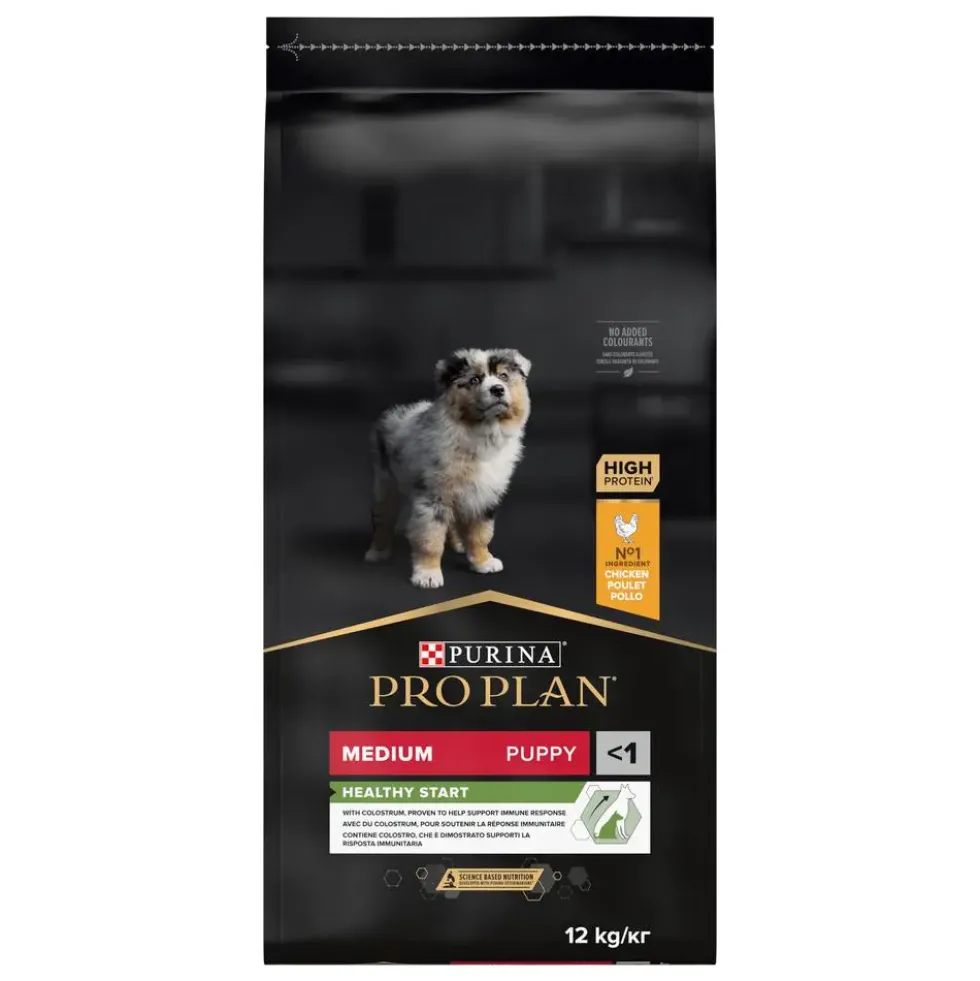 Croquette pour chiot de taille moyenne Pro Plan - 12 kg