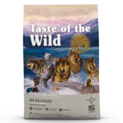 Croquettes pour chien adulte sans céréales canard Taste of the Wild Wetlands - 12,2 kg