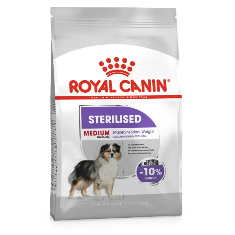 Croquettes pour chien adulte stérilisé de taille moyenne Royal Canin Medium Sterilised Adult - 12 kg
