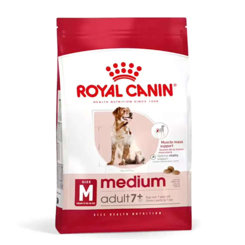 Croquettes pour chien adulte de taille moyenne Royal Canin Medium Adult +7 - 15 kg