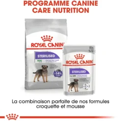 Croquettes pour chien adulte stérilisé de petite taille Royal Canin Mini Sterilised - 8 kg