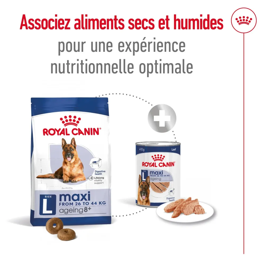 Croquettes pour chien senior de grande taille Royal Canin Maxi Ageing 8+ - 15 kg