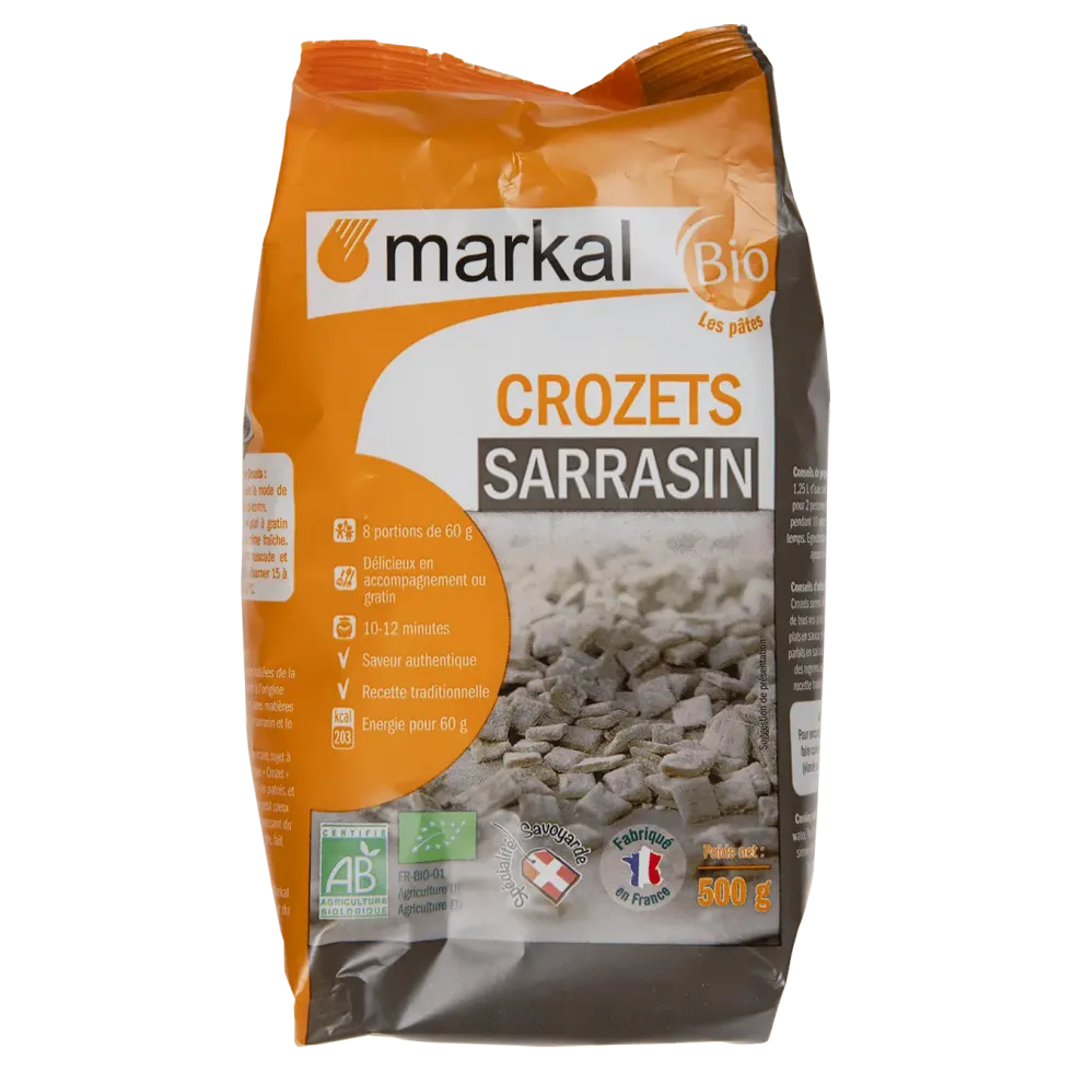 Crozets au sarrasin bio - 500 gr