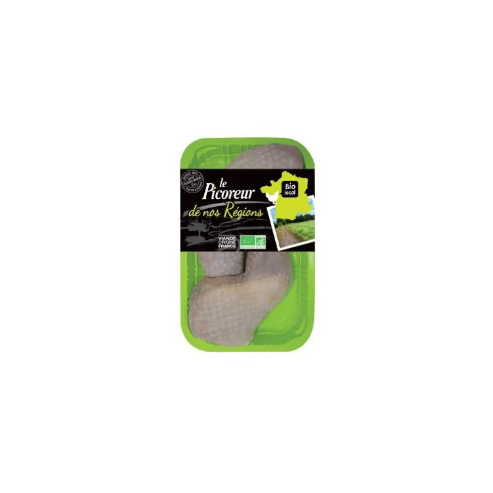 Cuisse de poulet noir 100% Bio (prix au kilo)