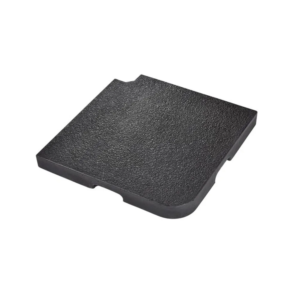 Dalle pour piètement de parasol déporté gris ardoise 49 x 49 x 6 cm - 30 kg