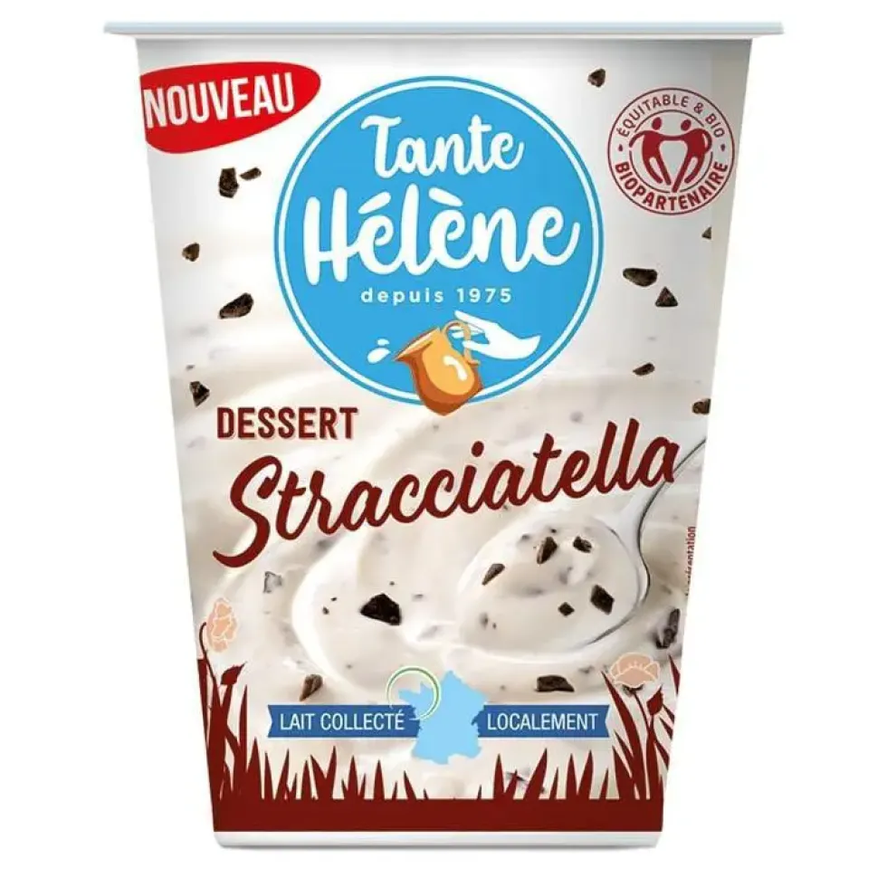 Dessert stracciatella Tante Hélène - 400g
