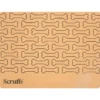 Dessous de gamelle coloris marron en liège motifs os Scruffs – 40 x 30 cm