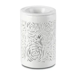 Diffuseur par chaleur douce coloris blanc en céramique Calorya n°8 Zen' Arôme - diffusion 20 m2