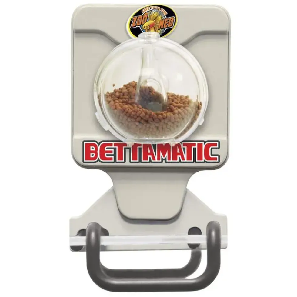 Distributeur de nourriture automatique pour les poissons rouges coloris blanc ZooMed Bettamatic