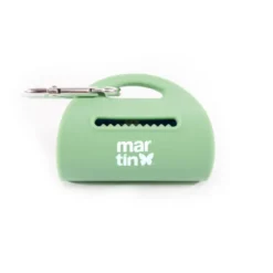 Distributeur de sacs à crottes en silicone coloris vert Martin Sellier