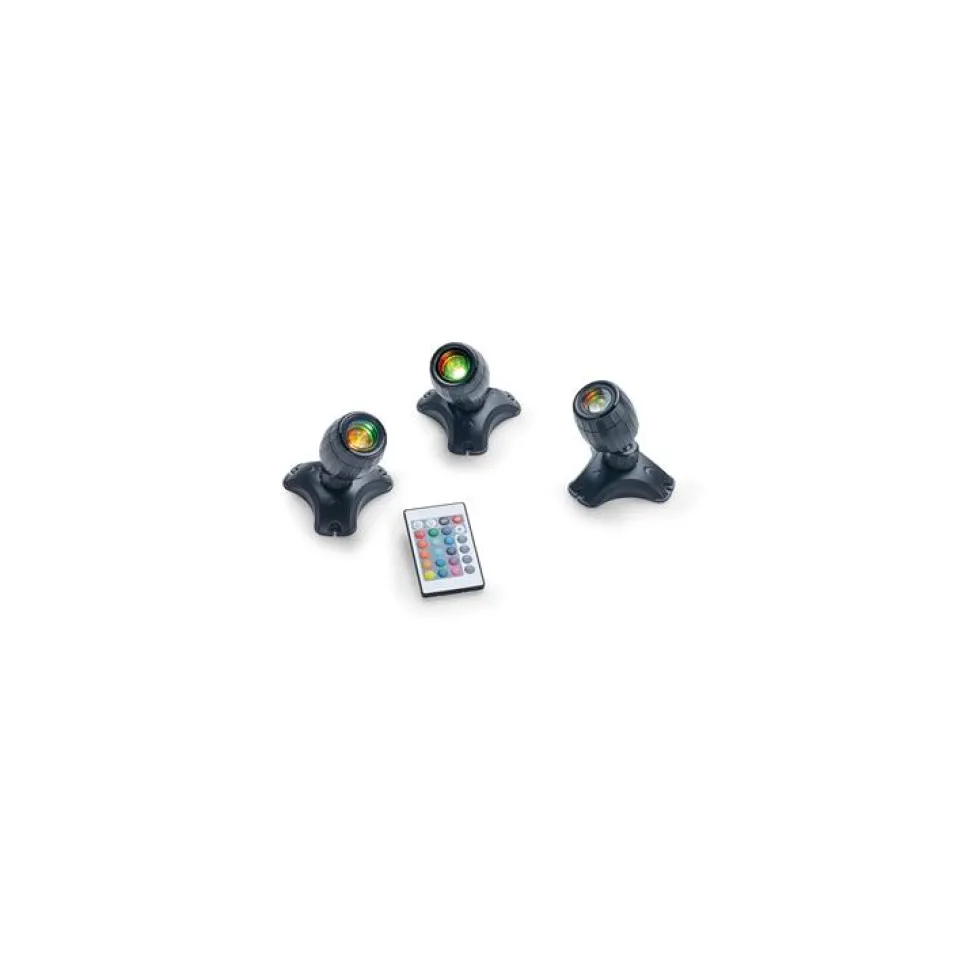 Eclairage de bassin Pontec PondoStar à LED x 3 spots