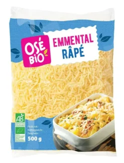 Emmental râpé Sachet plastique 500 g
