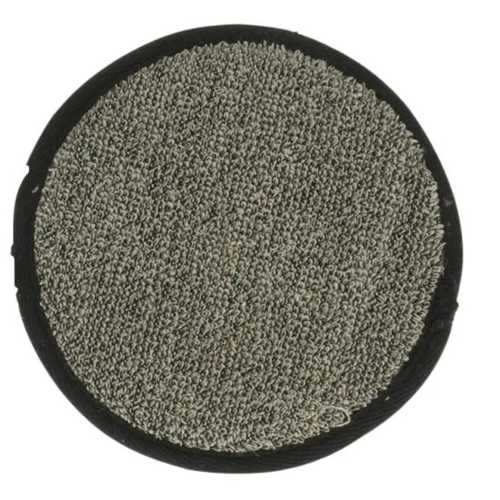 Eponge ronde exfoliante ramie coloris gris