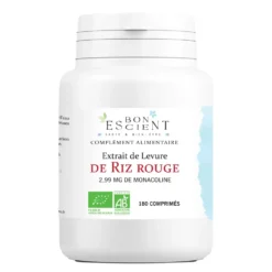 Extrait de levure de riz rouge bio Bonescient - 180 comprimés