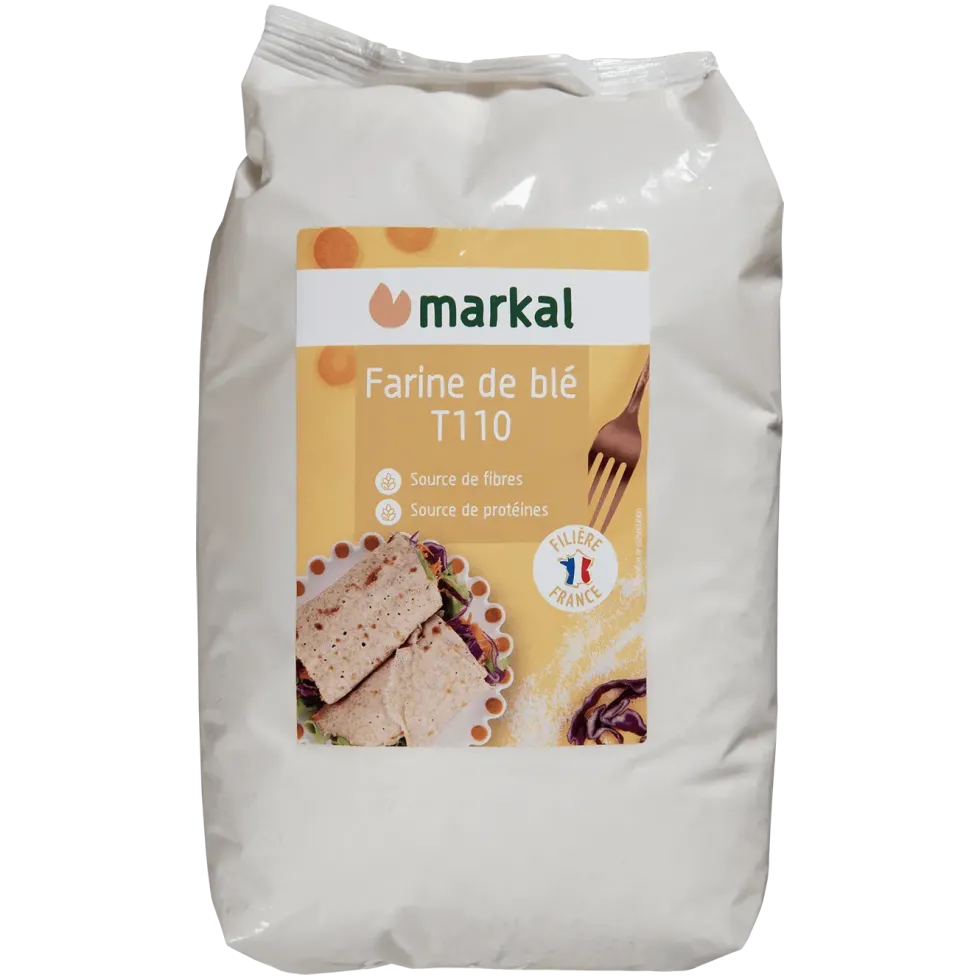 Farine de blé T110 bio - 1 kg