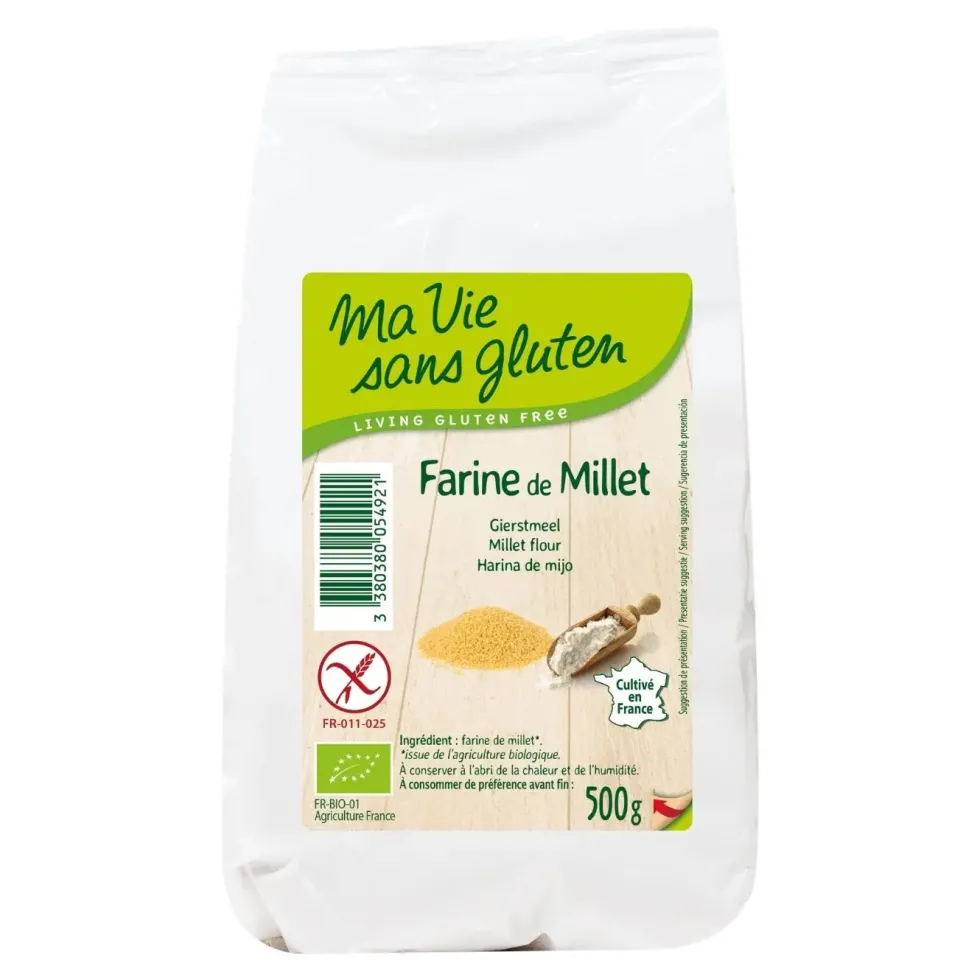 Farine de millet sans gluten Ma Vie sans gluten - 500 g