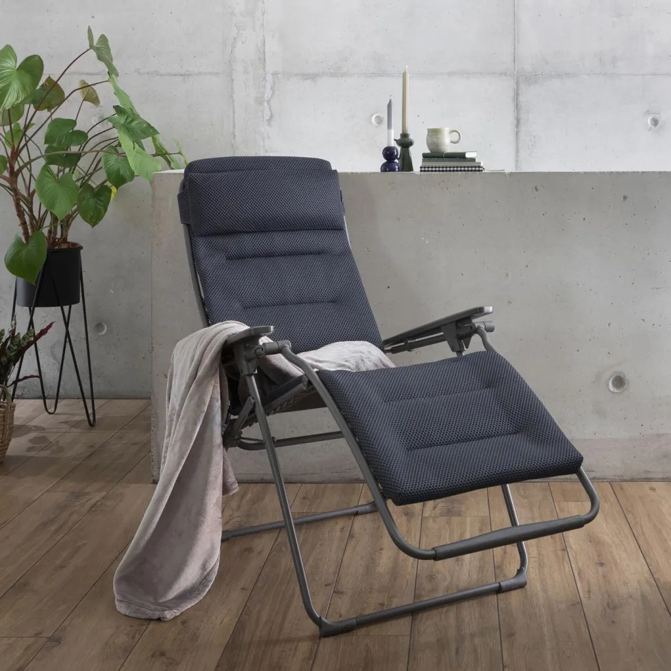 Fauteuil coloris gris foncé Futura BeComfort® Lafuma - 71 x 83 x 113 cm